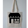 Budget Calico Tote Bag Thumbnail